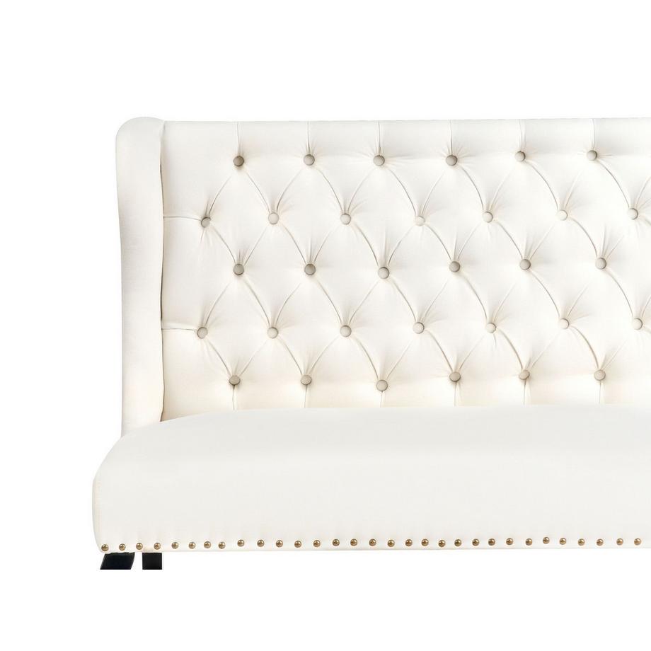 Beliani Canapé 2 places en Tissu Traditionnel TORSBY  