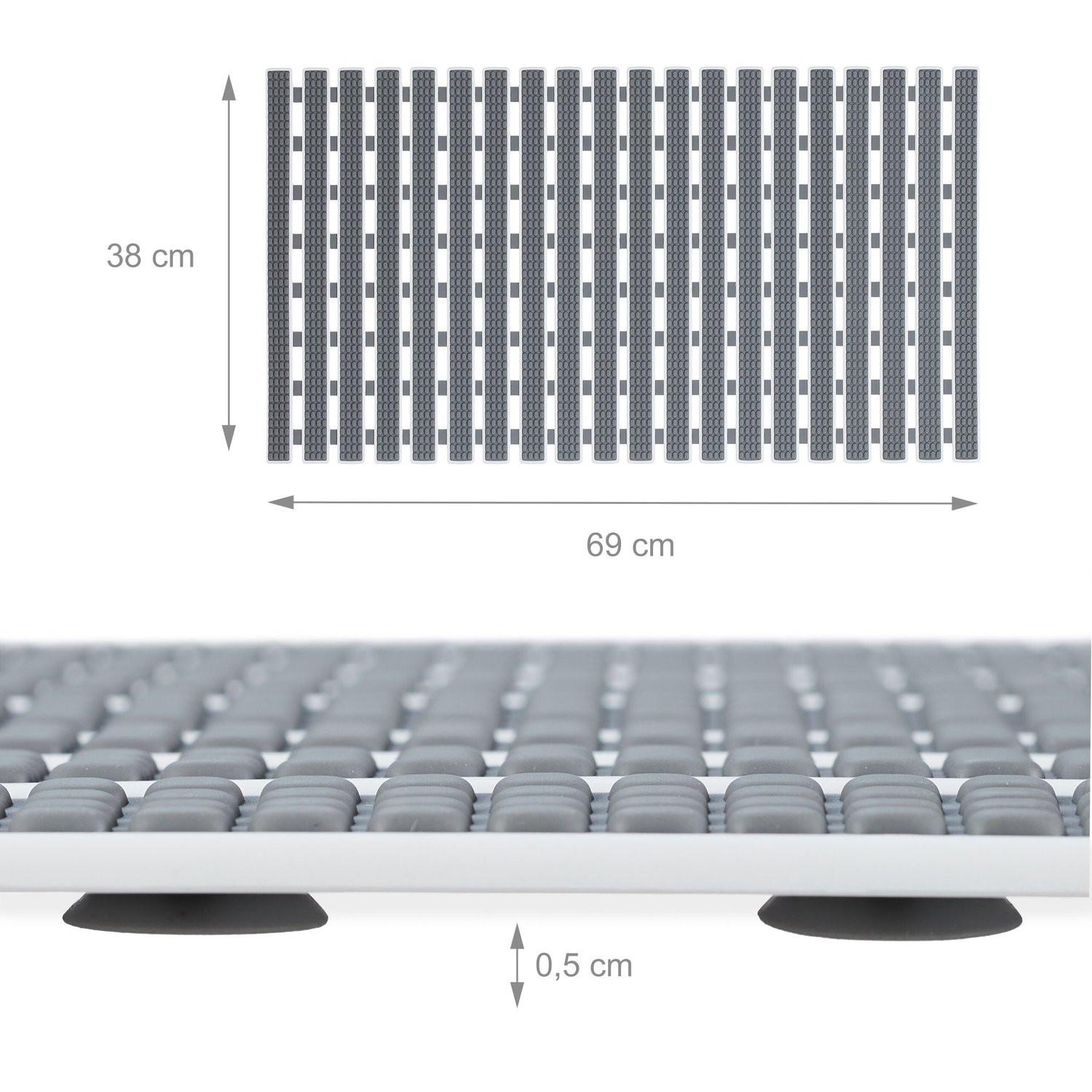 Northix Antirutschmatte für Dusche und Badewanne  