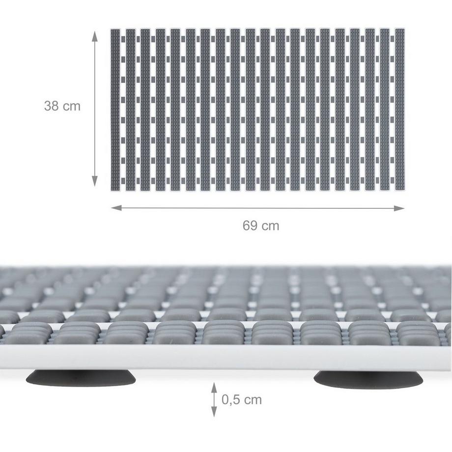Northix Tapis antidérapant pour douche et baignoire  