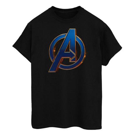Avengers Endgame Heroic Logo Print Slim Fit T-Shirt  