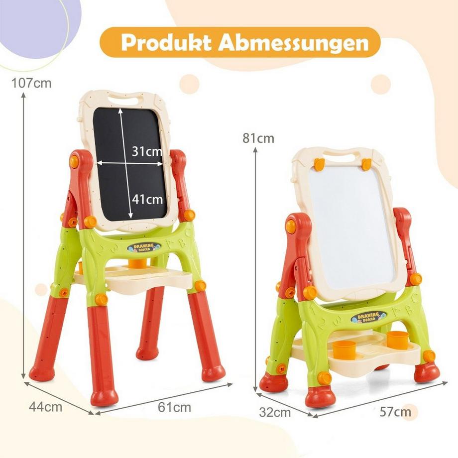 Northix  Chevalet d'art réglable pour enfants 