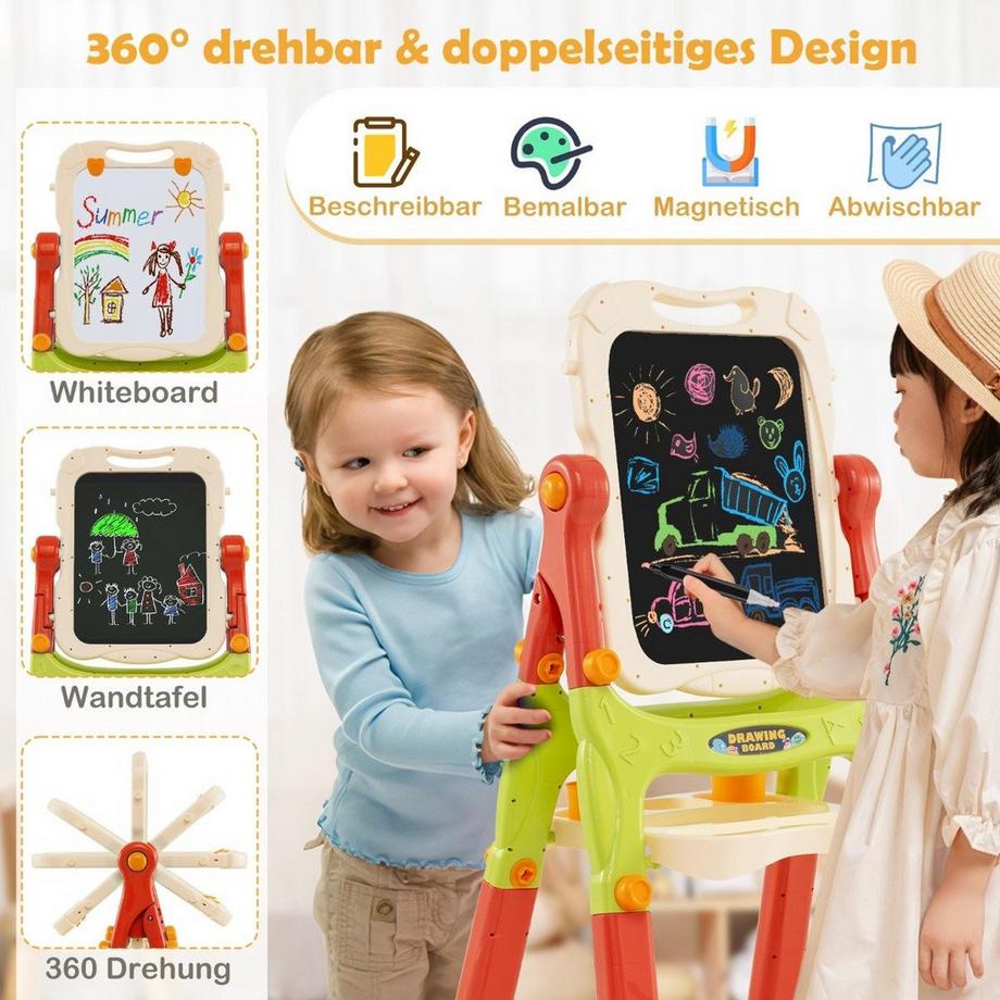 Northix  Chevalet d'art réglable pour enfants 