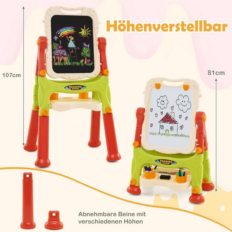 Northix  Chevalet d'art réglable pour enfants 