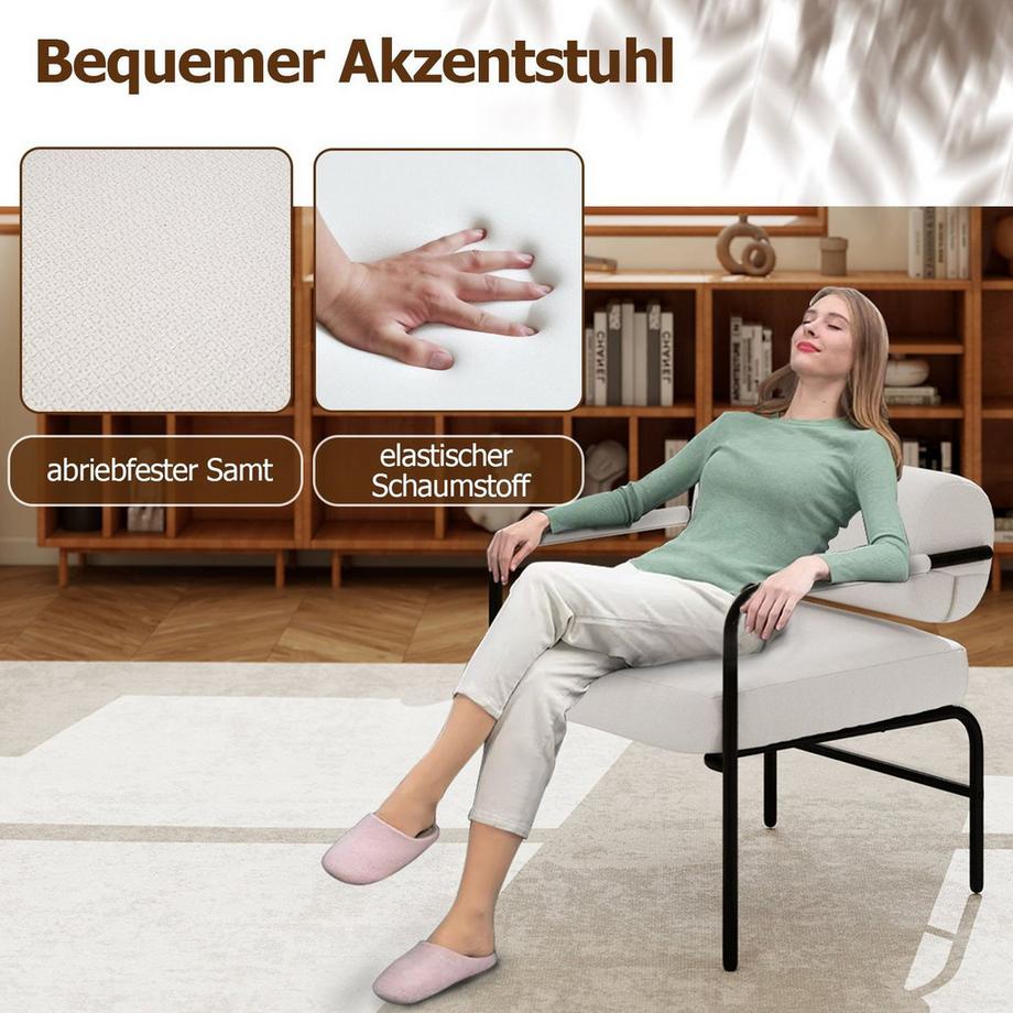 Northix Loungesessel mit Armlehnen  