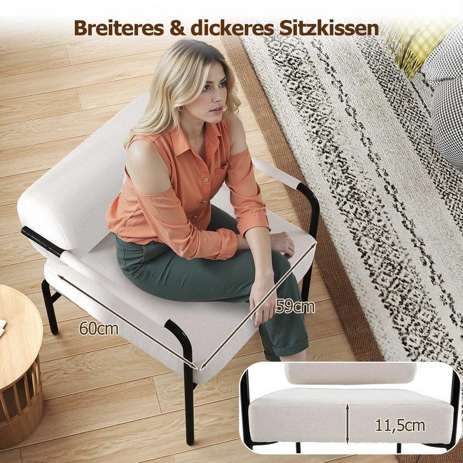 Northix Loungesessel mit Armlehnen  