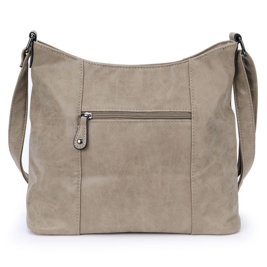 Only-bags.store Sac à Bandoulière Hobo avec Bretelle Réglable et Plusieurs Compartiments  