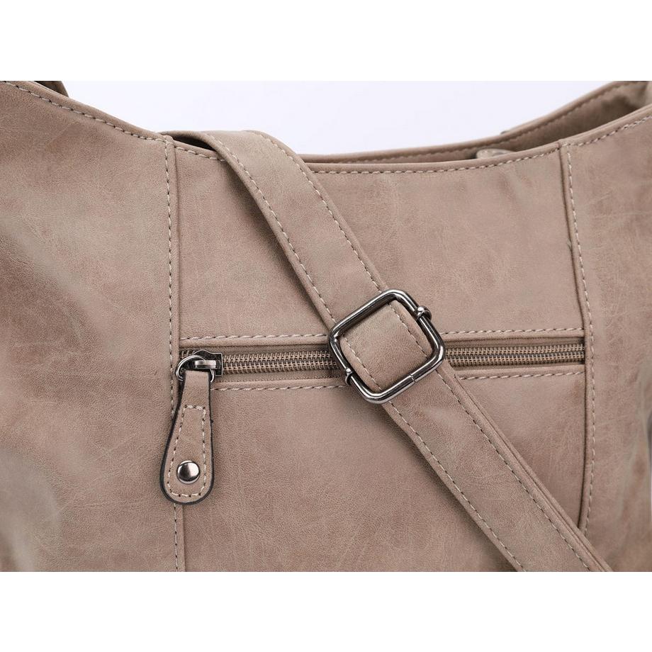 Only-bags.store Sac à Bandoulière Hobo avec Bretelle Réglable et Plusieurs Compartiments  