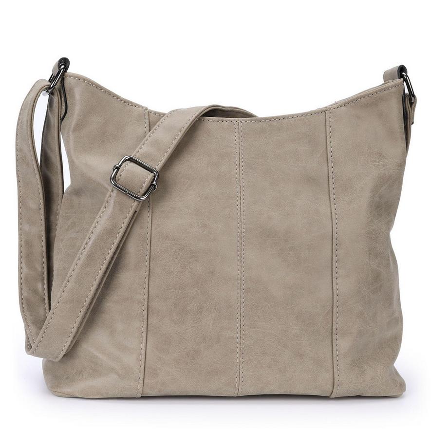 Sac à Bandoulière Hobo, Sac à Bandoulière Moyen, Sac à Main Pratique avec De Nombreux Compartiments