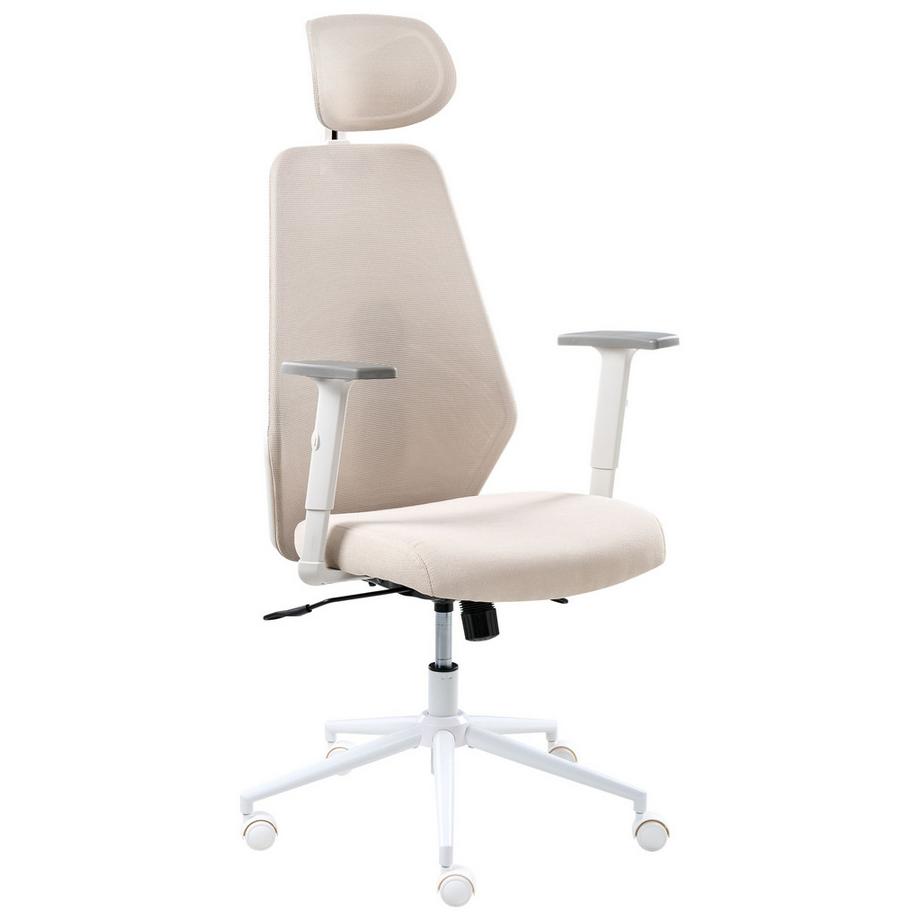 Beliani Sedia da ufficio en Tessuto a rete Moderno ORYN  