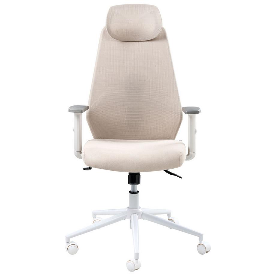 Beliani Sedia da ufficio en Tessuto a rete Moderno ORYN  