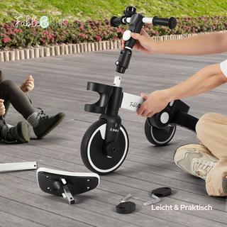 FableKids  Triciclo 7in1 per Bambini per L'apprendimento della Bicicletta 