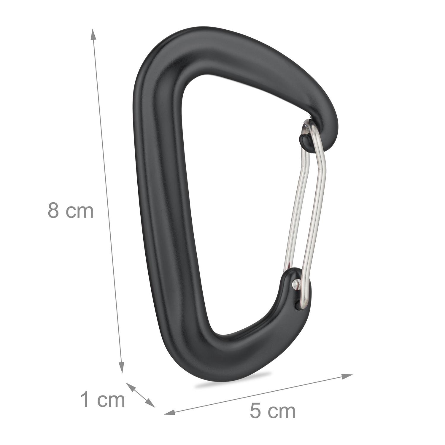 B2X Moschettone in alluminio set da 4  