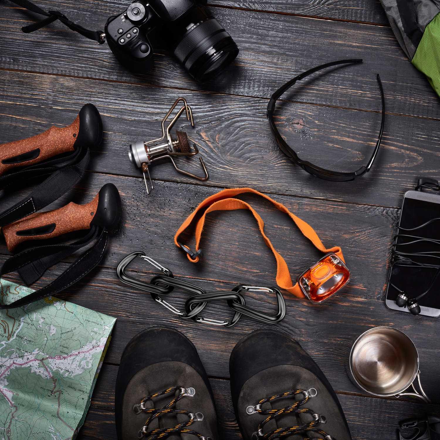 B2X Moschettone in alluminio set da 4  