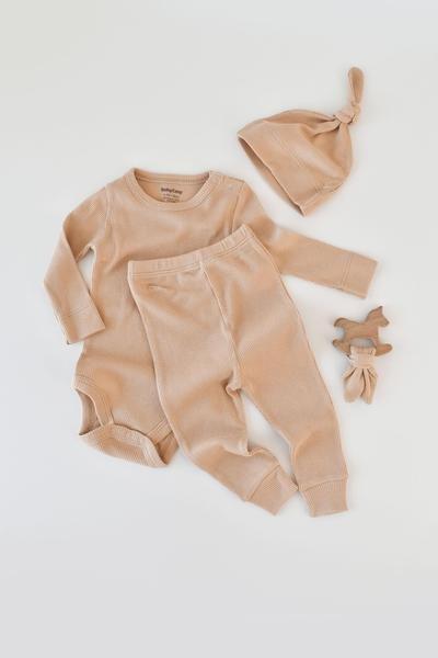 BabyCosy Organic  Set, Hose, Body langarm, Mütze 