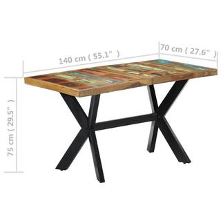 VidaXL Table à manger bois  