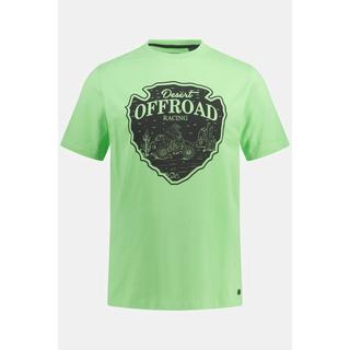 JP1880  T-shirt con stampa "Offroad", scollo a girocollo e mezze maniche 