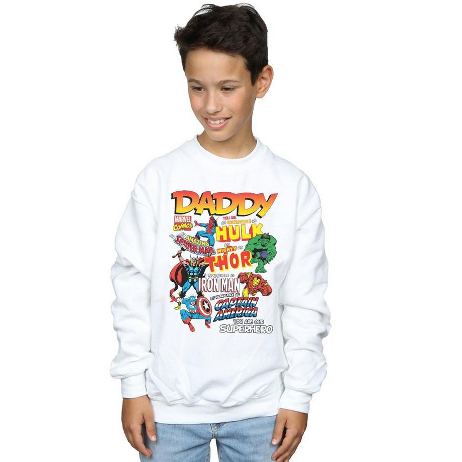 MARVEL  Our Dad Superhero Sweatshirt 