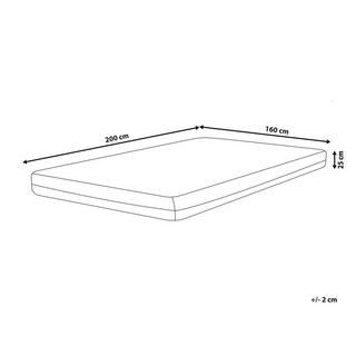 Beliani Matelas en latex en Latex COZY - Dur  