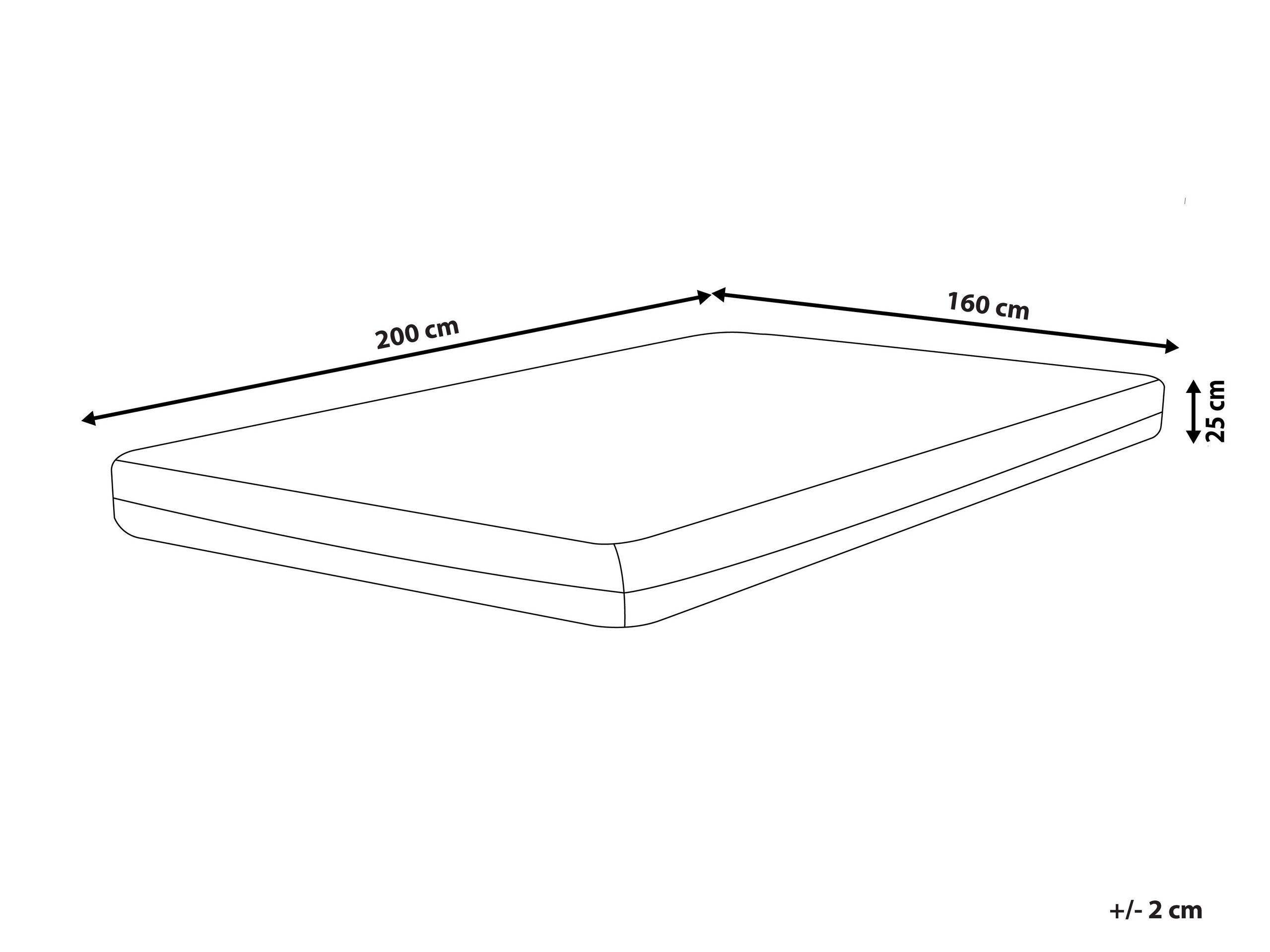 Beliani Matelas en latex en Latex COZY - Dur  