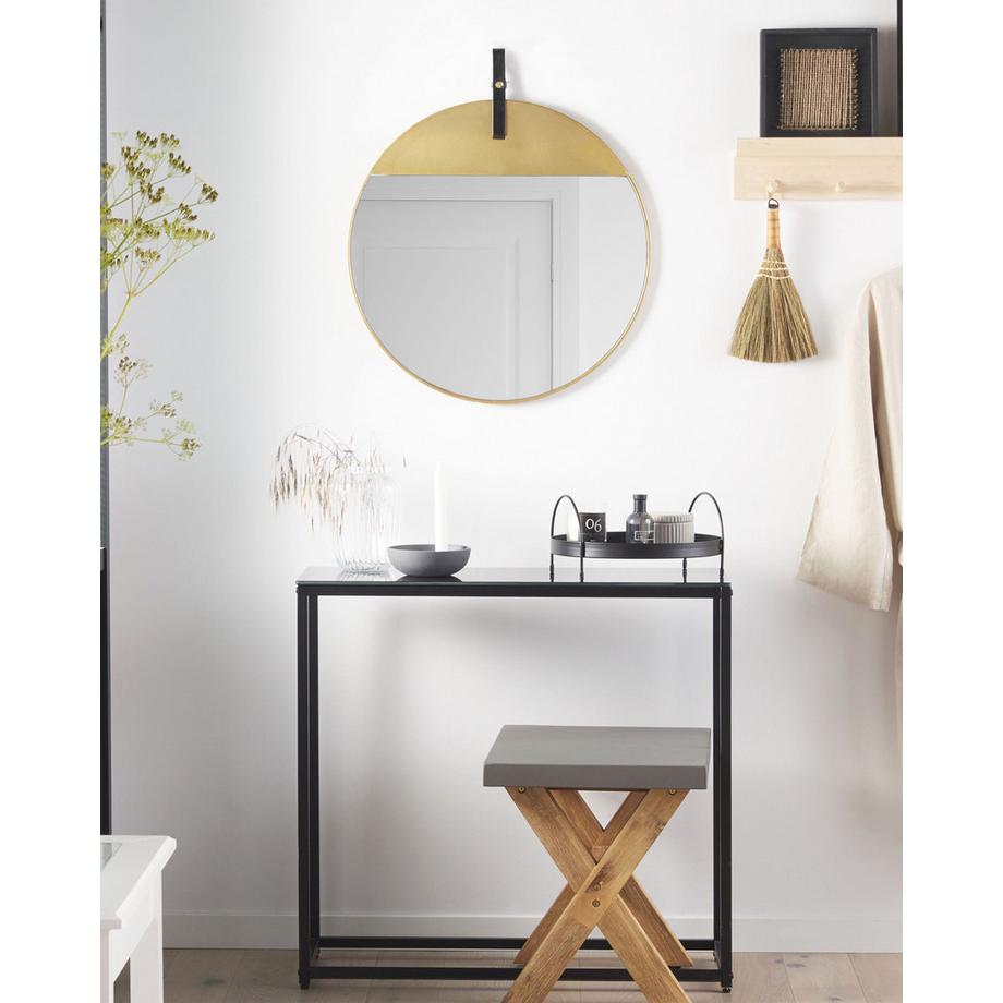 Beliani Wandspiegel aus Eisen Retro GURS  