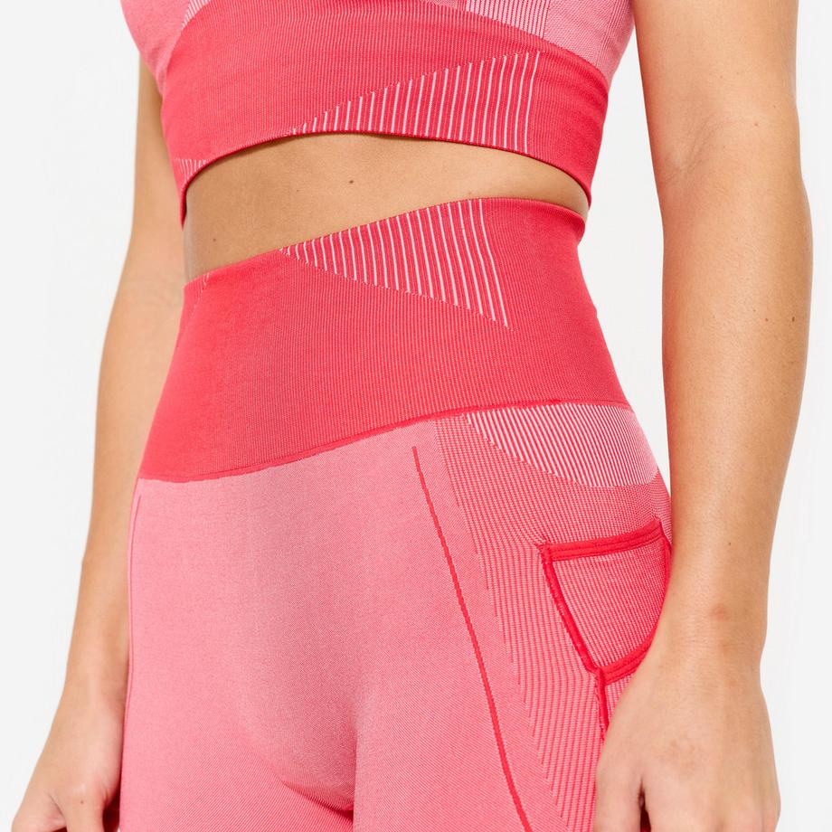 DOMYOS  Leggings donna seamless vita alta 