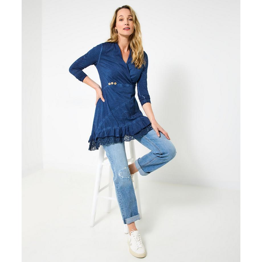 Joe Browns Verwaschenes Jersey Tunika Oberteil  