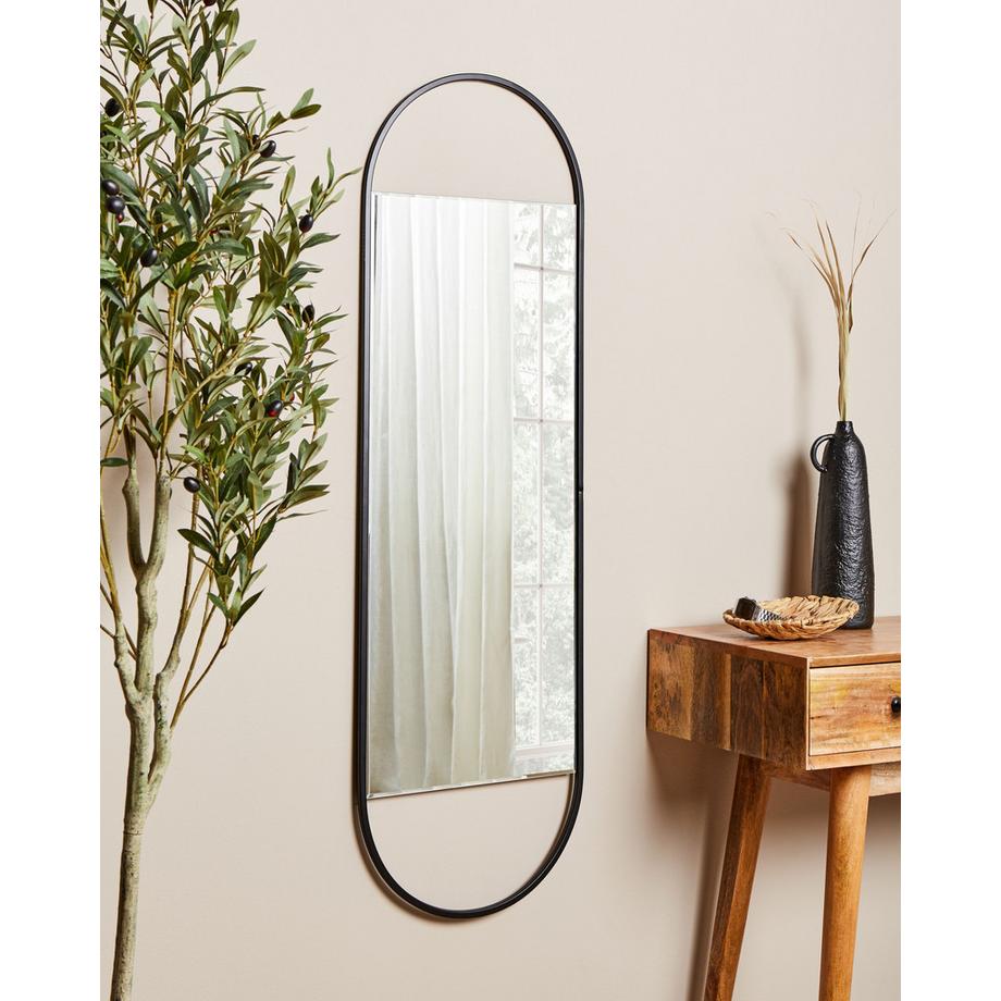 Beliani Wandspiegel aus Eisen Industriell VALLERY  