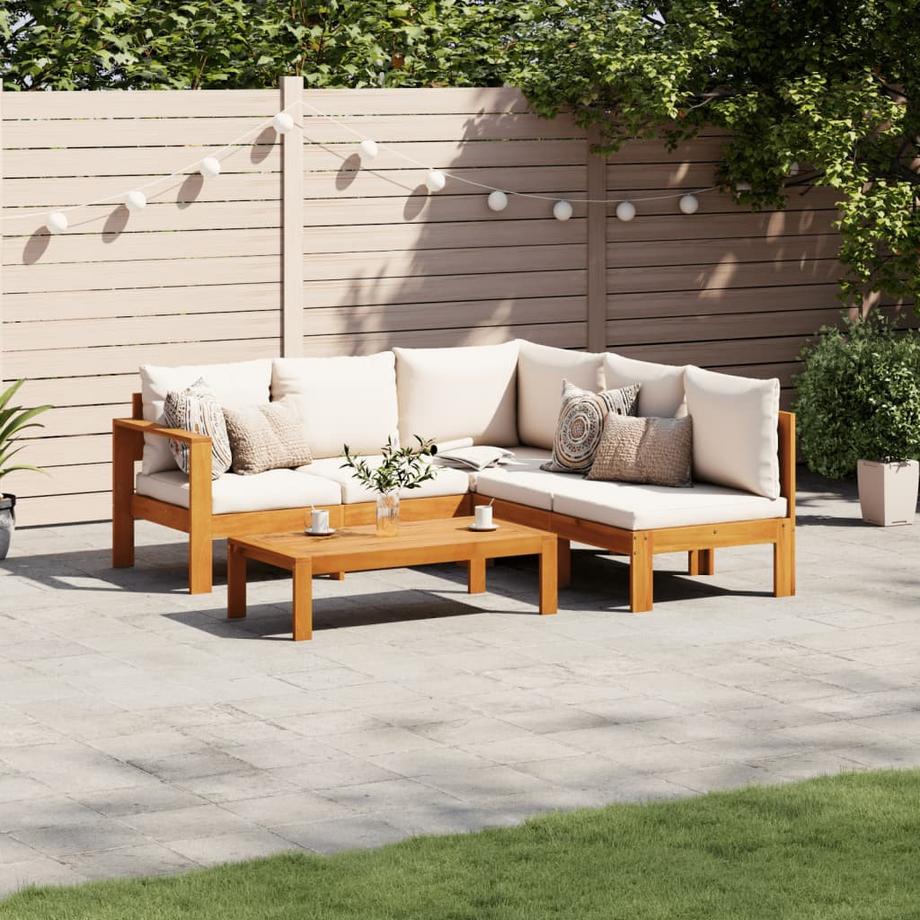 VidaXL set salotto da giardino Legno  