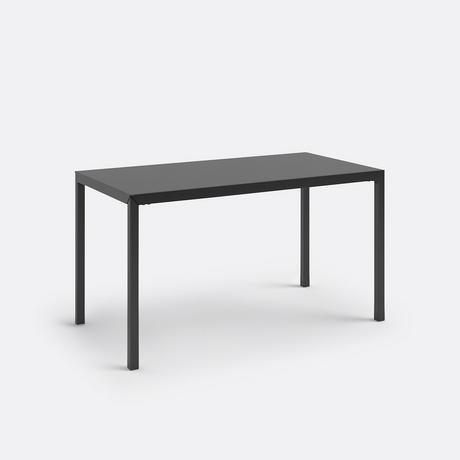 La Redoute Intérieurs Table à manger métal acier noir 4 couverts Hiba  