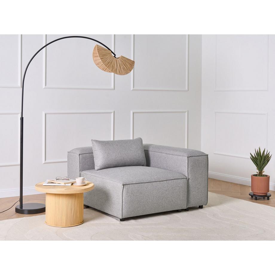 Beliani Module d'angle en Tissu Moderne BRANDE  