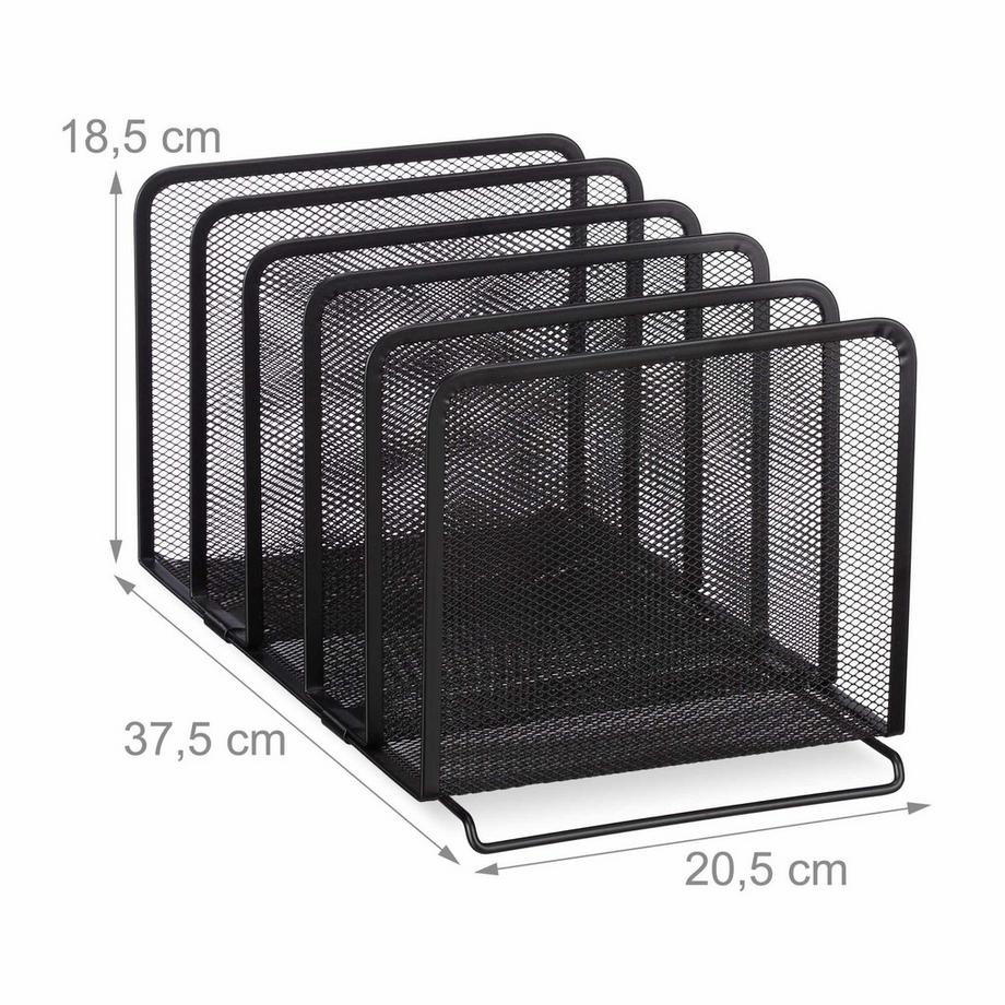 B2X Raccoglitore per cataloghi in metallo con 5 scomparti  