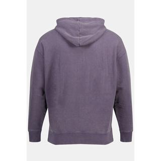 Sthuge  Sweat à capuche STHUGE aspect délavé, coupe oversize gris violet 