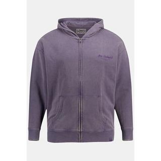 Sthuge  Sweat à capuche STHUGE aspect délavé, coupe oversize gris violet 