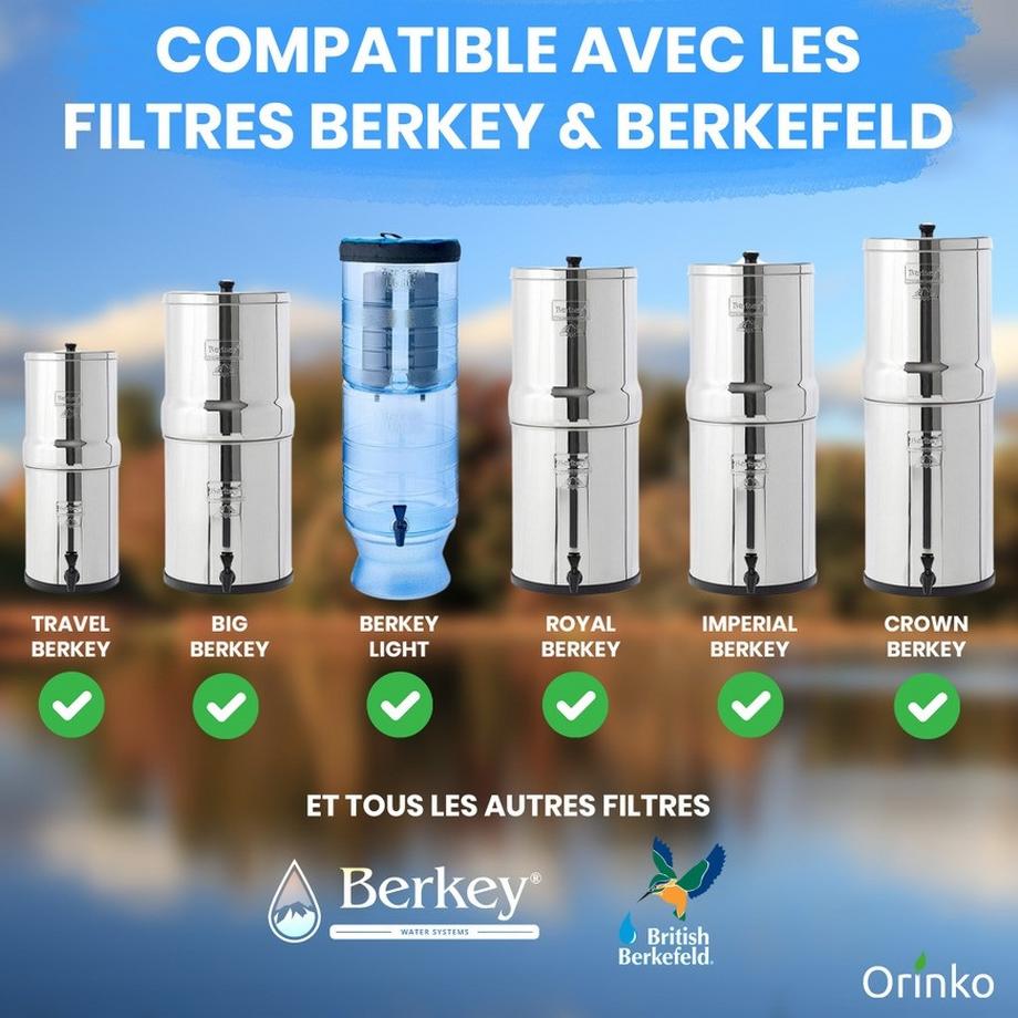 Orinko  Gravity filtre à eau 