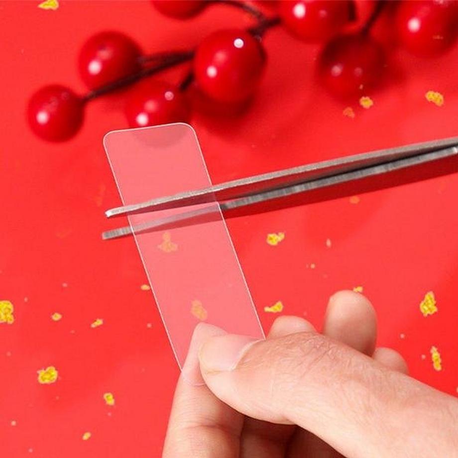 eStore  60 Stück doppelseitiges Klebeband – transparent 