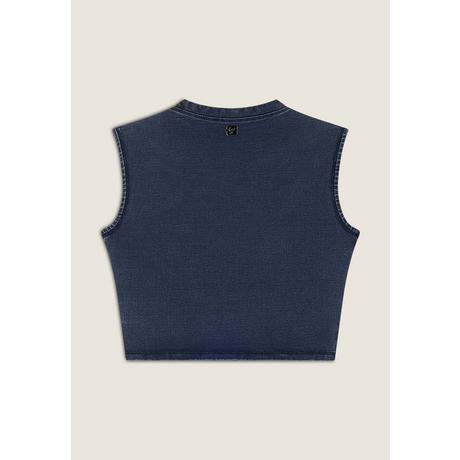 FREDDY Kurzes ärmelloses Slim Fit Top  