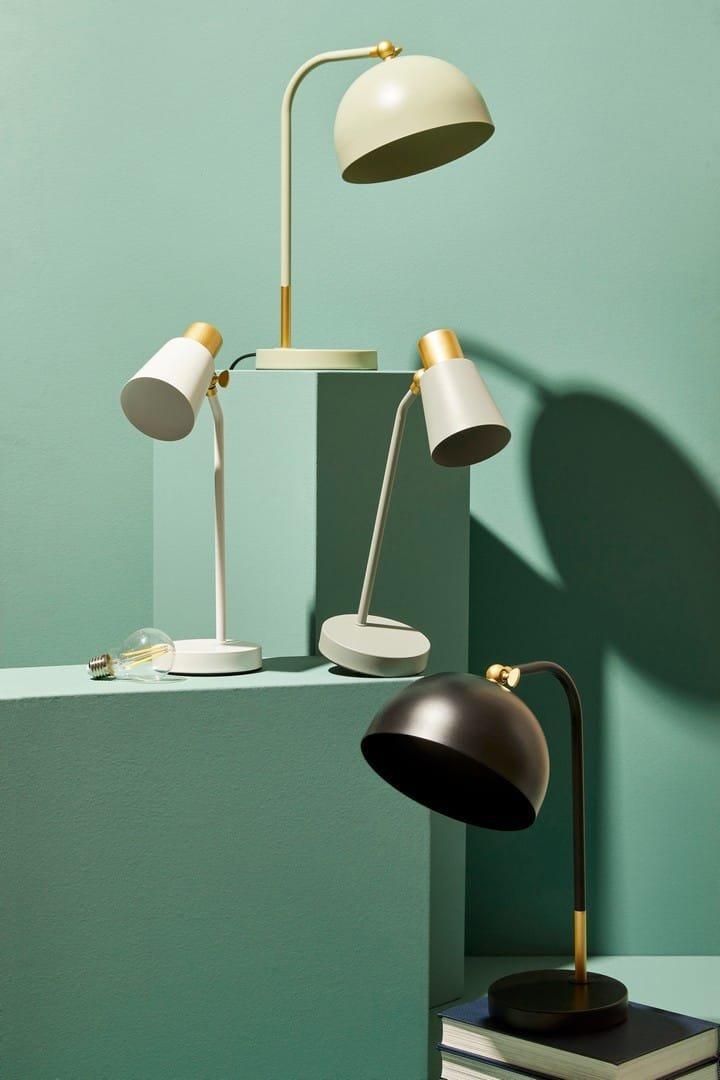 mutoni Tischlampe Helsinki weiss 21x13x40  