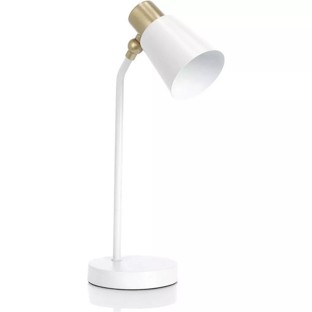 mutoni – Tischlampe Helsinki weiss 21x13x40, One Size, Weiss