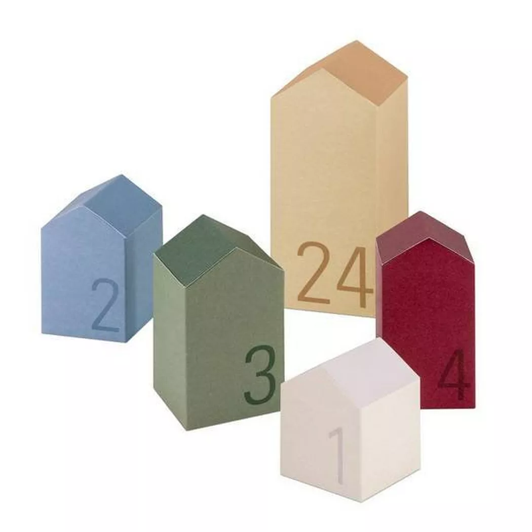 Remember - Calendrier de l'avent village, One Size, Multicolor