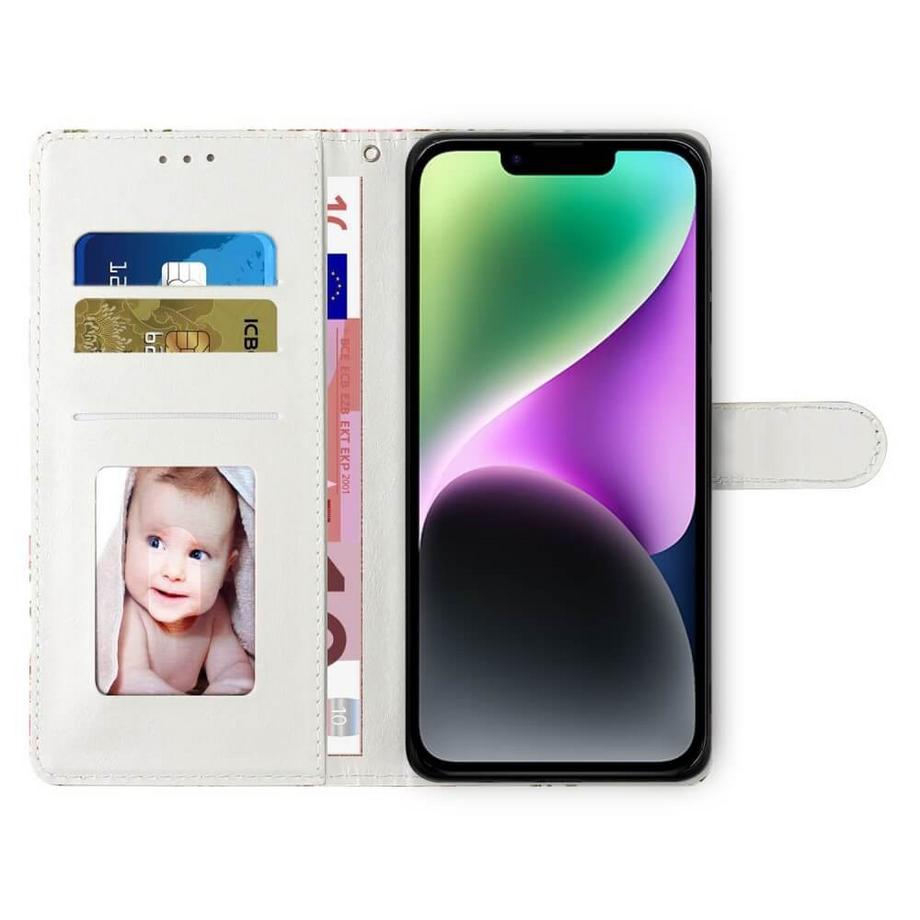 Cover-Discount  iPhone 15 Plus - Hülle Schmetterling Blau Mit Band 