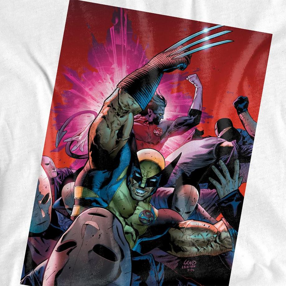 MARVEL X-Men Wolverine T-Shirt Maniche Lunghe  