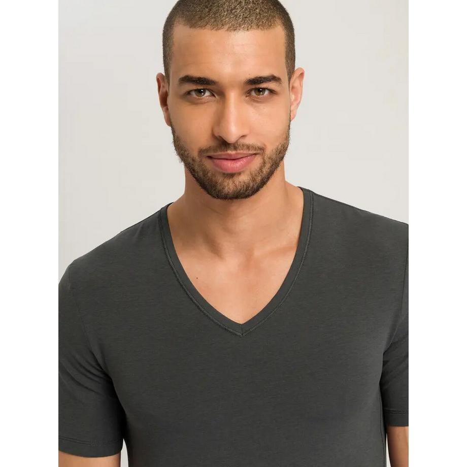 HANRO Natural Function T-shirt col V  