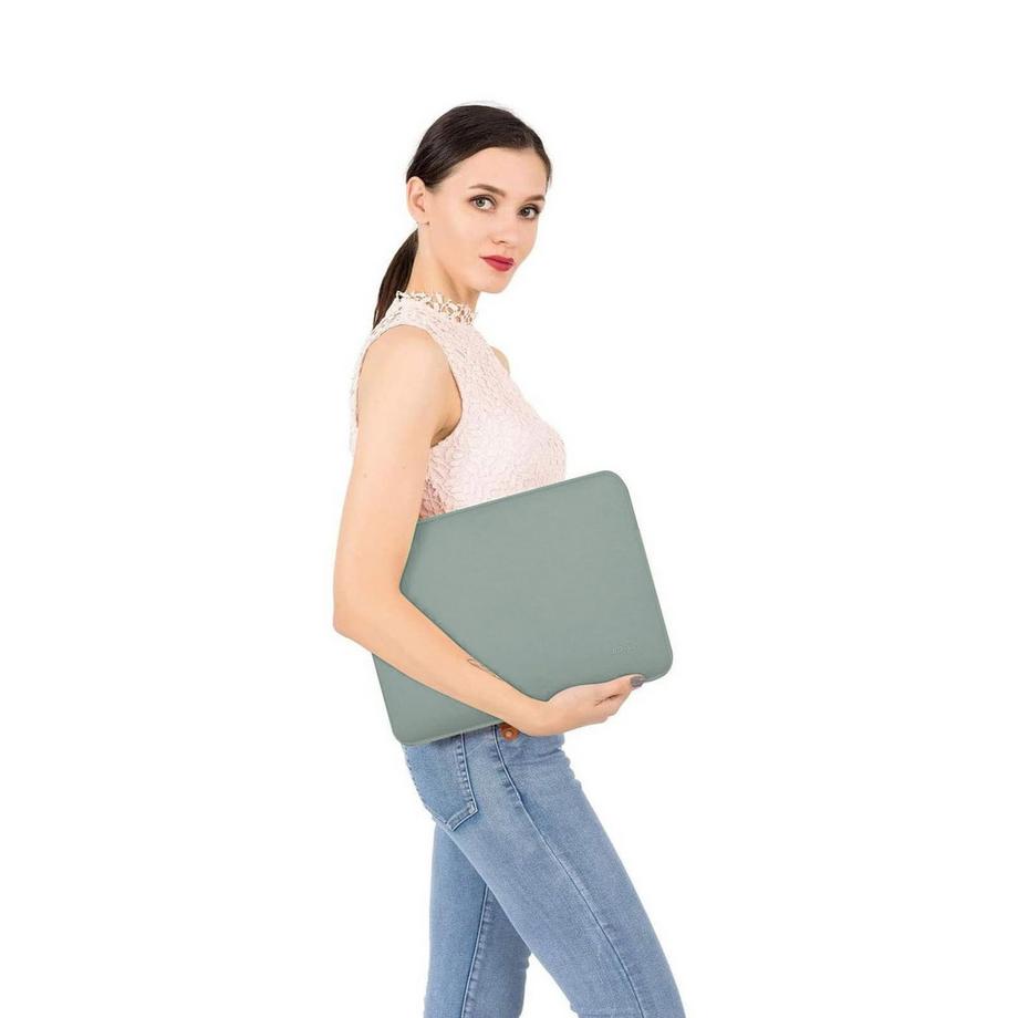 Only-bags.store Housse pour ordinateur portable en néoprène avec petite pochette  