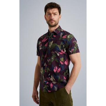 Kurzärmliges Baumwollhemd