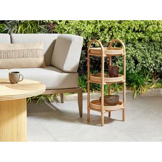 Beliani Tavolino en Rattan Boho TROOLIE  