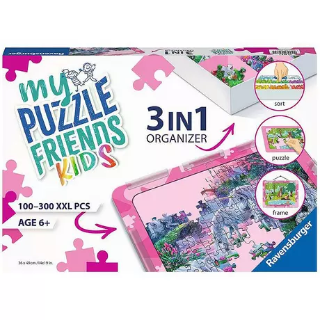 Ravensburger  3in1 Puzzle-Organizer Pink (100-300XXL) 