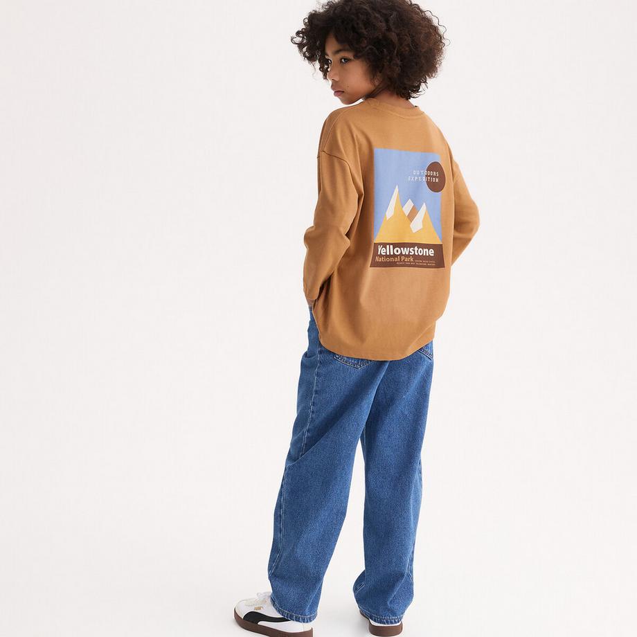 T-shirt manches longues imprimé