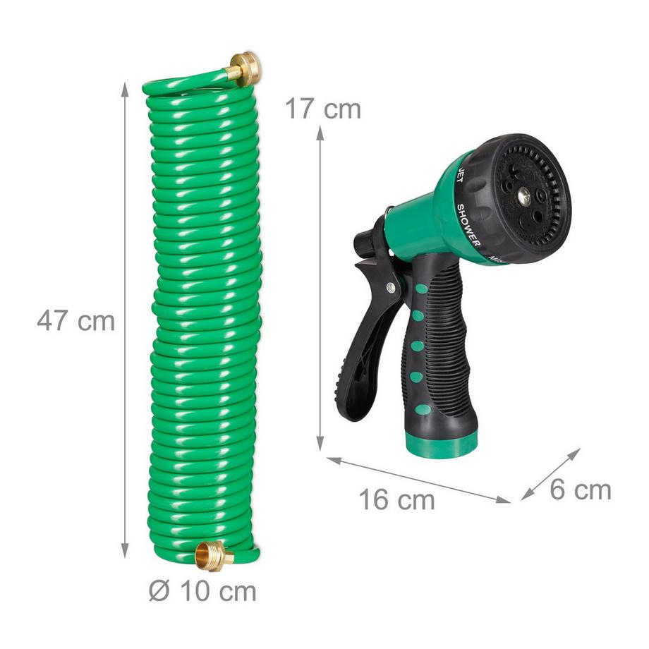 B2X  Gartenschlauch mit Spritzpistole 10 m 