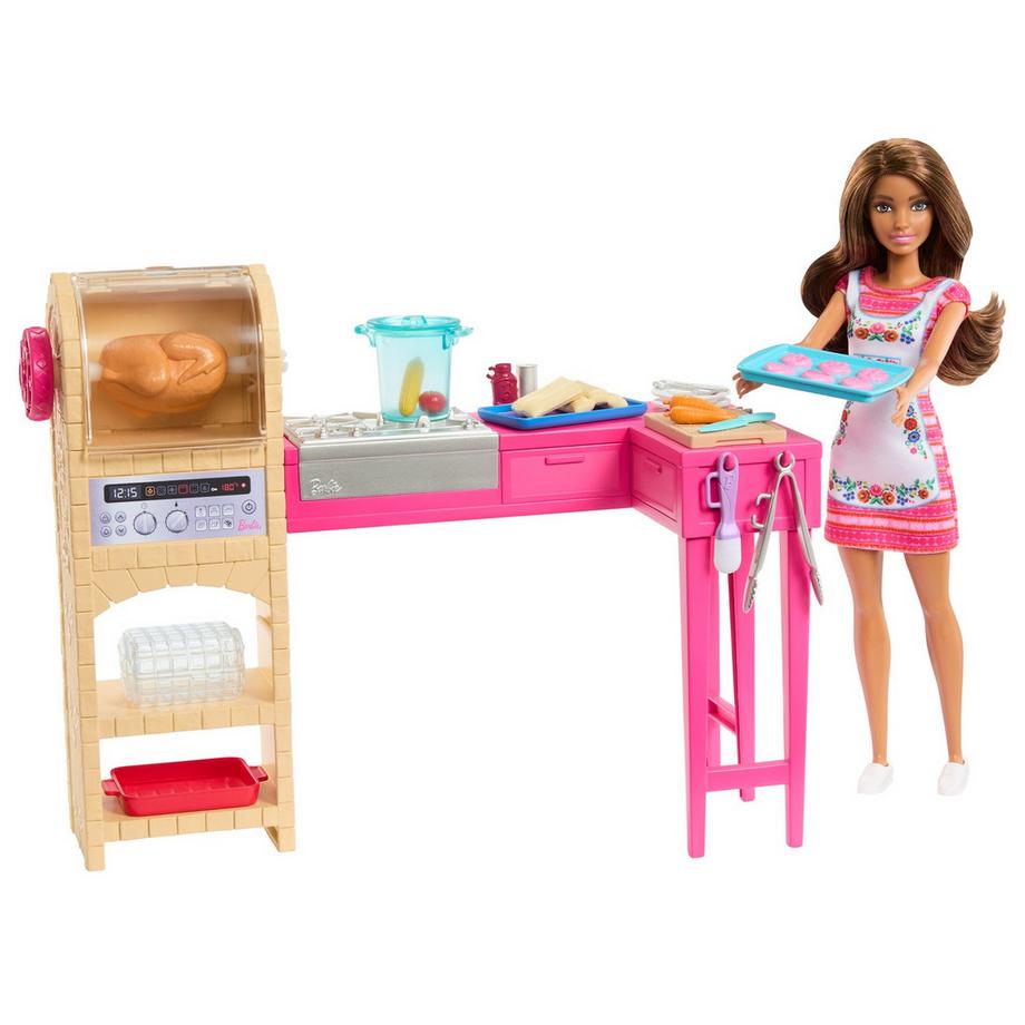 Barbie  Teresa-Modepuppe mit Küchenspielset 