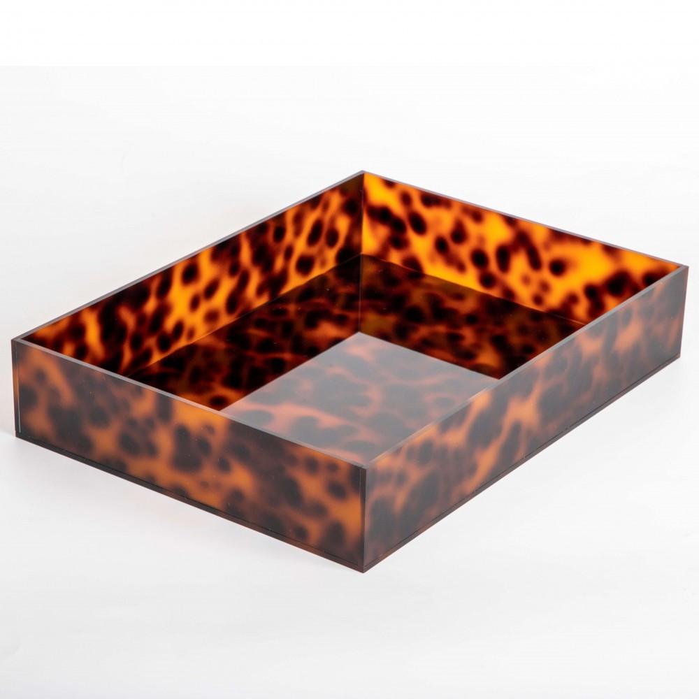 Aulica  Leopard-Tablett 40x30x5cm 